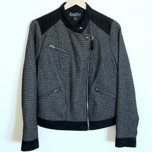 LUCKY BRAND TWEED MOTO JACKET